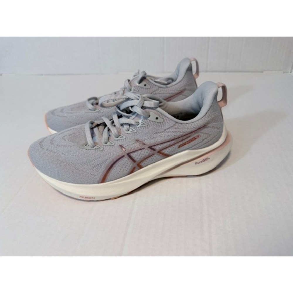Asics GT-2000 12 Grey Peach Running Shoes 1012B666 Womens 7.5